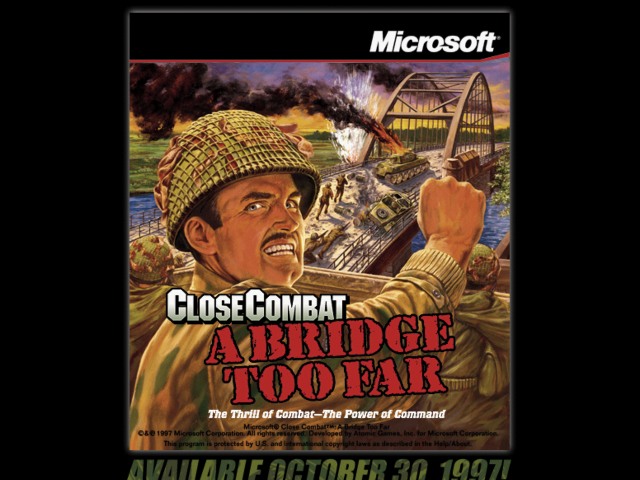 Close Combat: A Bridge Too Far Classic Macintosh Game Demos Close Combat: A Bridge Too Far Classic Macintosh Game Demos