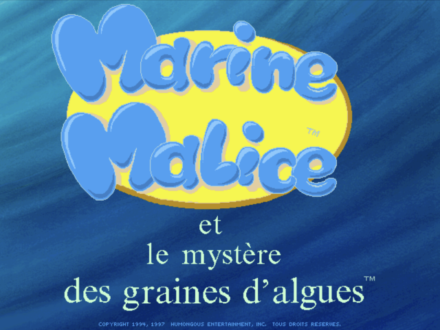 フレディフィッシュ　海草の種紛失事件　PCゲーム　ウィンドウズ　マッキントッシュ フレディフィッシュ -「海草の種」紛失事件！ : Media Vision